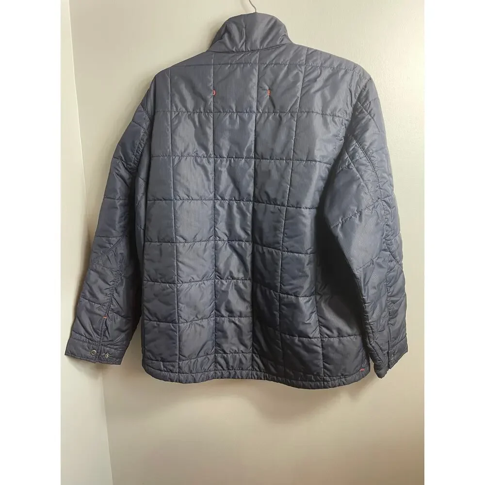 Timberland Weathergear Men's Puffer Jacket XL Navy Blue Red Item